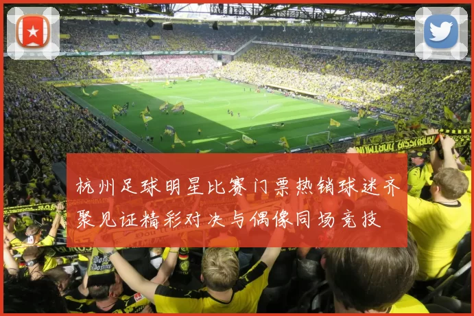 杭州足球明星比赛门票热销球迷齐聚见证精彩对决与偶像同场竞技