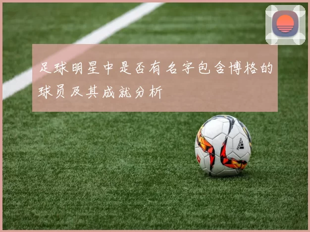 足球明星中是否有名字包含博格的球员及其成就分析